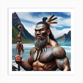 Artiphoria Mythological Maori C (1) Art Print