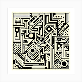 Circuit Board Art Print