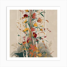 Flowers In A Vase 47 Art Print