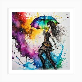 'Dancing Girl' Art Print