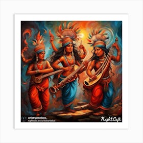 Lord Krishna 1 Art Print