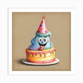 Birthday Cake 22 Art Print