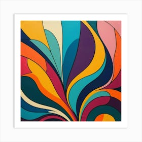 Abstract Swirls 2 Art Print