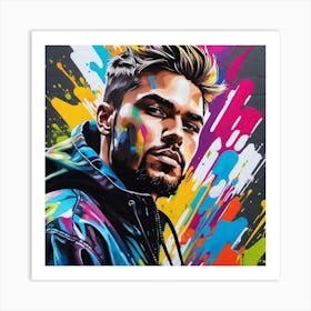 Chris Brown Art Print