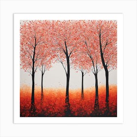 Autumn Trees 2 Art Print