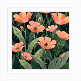 Poppies 44 Art Print