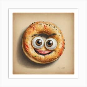 Bagel 17 Art Print