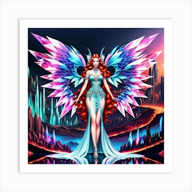 Fairy With Wings Art Print