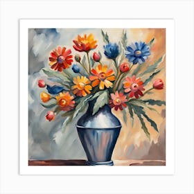 Flowers In A Vase 22 Art Print