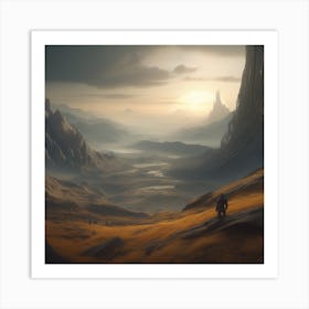 Mountain Landscape 40 Art Print