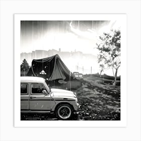 Steel and Canvas Art Print