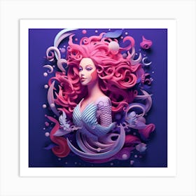 Mermaid 3 Art Print