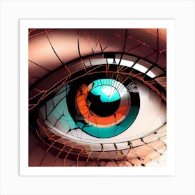 I put an eye on you Serie 2 Art Print