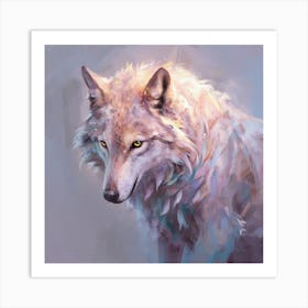 Wolf Painting 7 Art Print