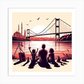 Bosphorus Bridge Art Print