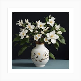 Jasmine In A Vase 1 Art Print