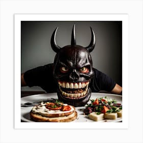 Devil Mask 1 Art Print