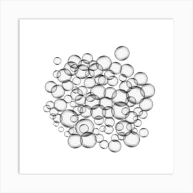 Water Bubbles Art Print