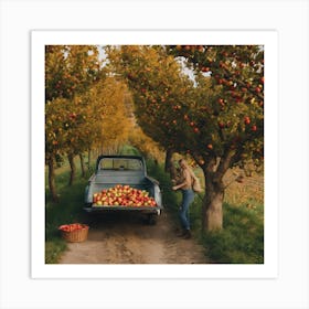 Apple Orchard Art Print