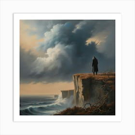 'The Cliff' Art Print