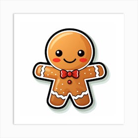 Gingerbread Man 2 Art Print