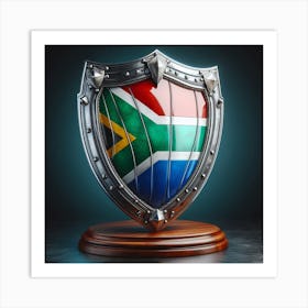 Shield Of South Africa Art Print