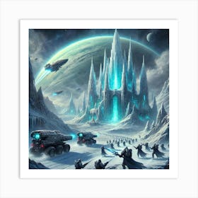 Guardians Of Neptune Icebound Order Art Print