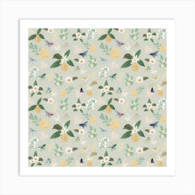 Lemon Blossoms Art Print