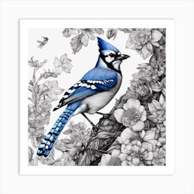 Blue Jay 2 Art Print