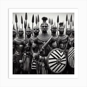 Ethiopian Warriors Art Print