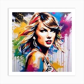 Taylor Swift 7 Art Print