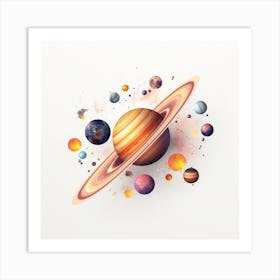 Outer Space 1 Art Print