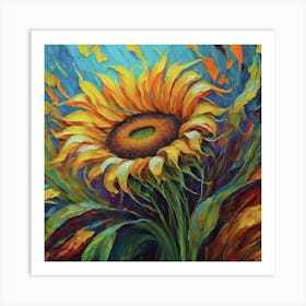 Sunflower 13 Art Print