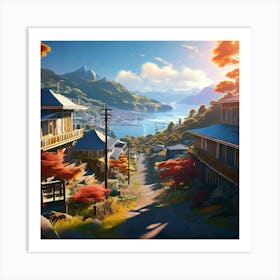 Queens Town New Zealand Art Print