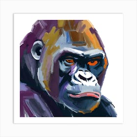 Mountain Gorilla 01 Art Print