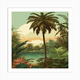 Tropical Jungle 1 Art Print