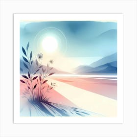 Landscape Painting 78 Art Print