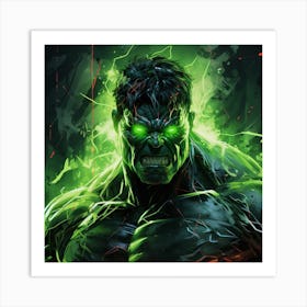 Hulk Mechanical Ferocity Art Print