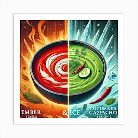 Dual Element Soup Art Print