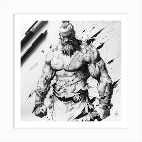 God Of War Art Print