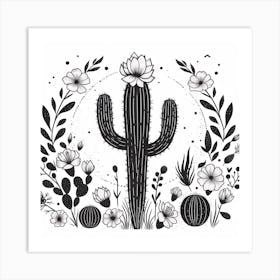 A Cactus tree 2 Art Print