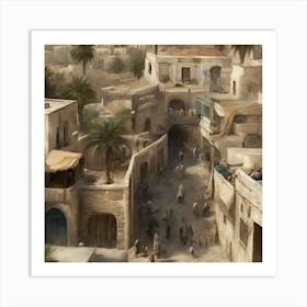 City In The Desert 1 Art Print