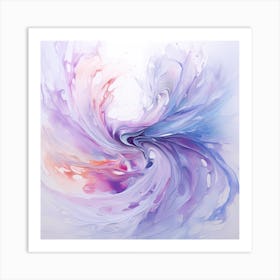 Azure Abstractions Art Print