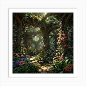 Fairy Garden 5 Art Print