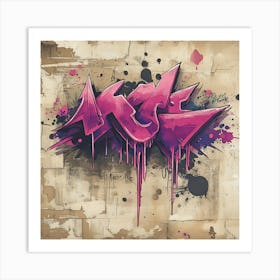 Graffiti Wall Art 15 Art Print