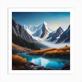 Mountain Landscape 2 Art Print