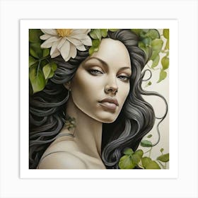 Angelina Jolie Art Print