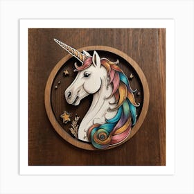 Unicorn Wall Art Art Print