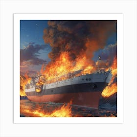 Fiery Art Art Print