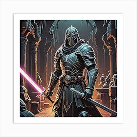 Star Wars Knight Art Print